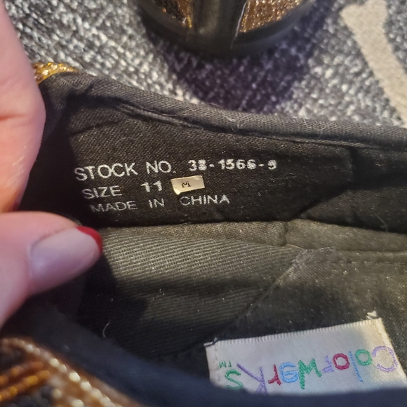 Colorwerks Leopard Beaded Womans Shoe Size 11 - Picture 2 of 4